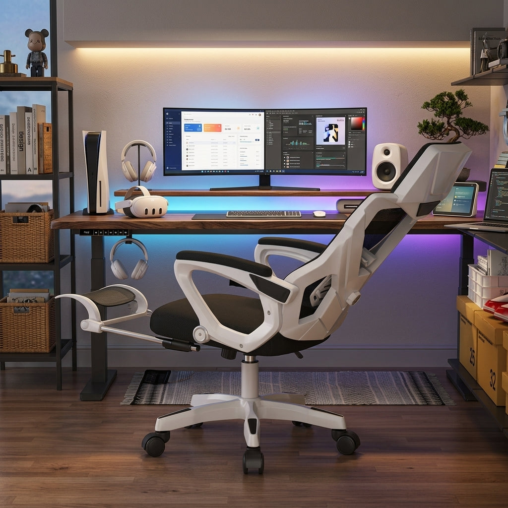 Gen-5 Premium Ergonomic Mesh Gaming Chair | 155° Recline & Dual-Axis Lumbar Support